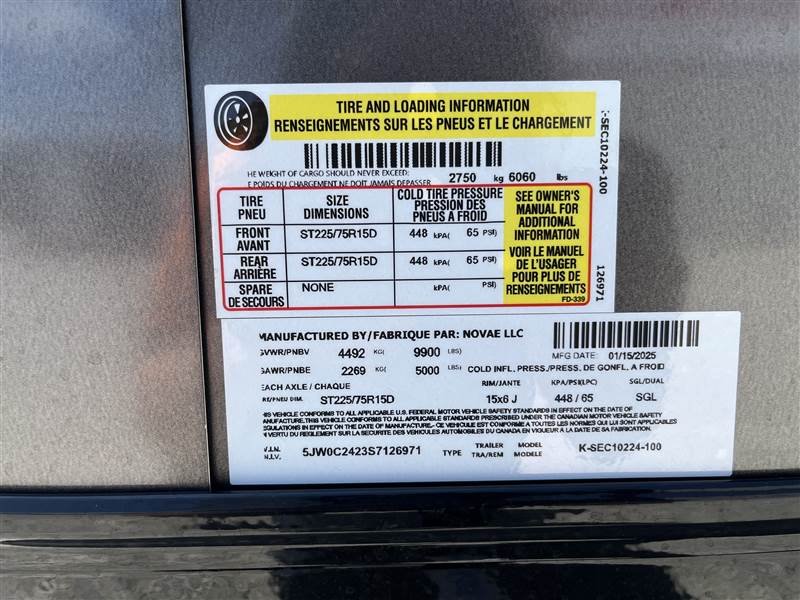 2025 Look Element SE 8.5 X 24' w/ Rear Ramp - Image 3