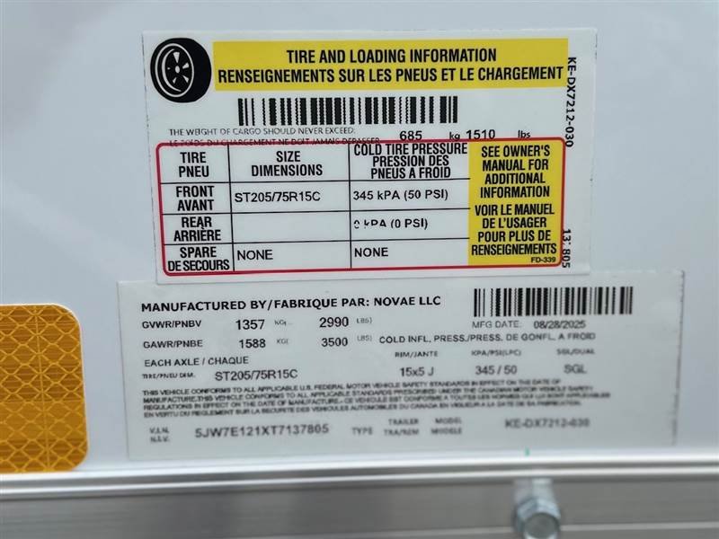 2026 Look 6 X 12' ST DLX W/ Rear Ramp - Image 4